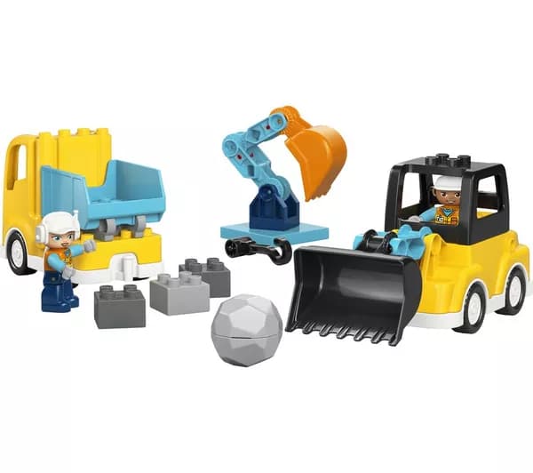 LEGO Duplo 10475 3 in 1 Construction Vehicles Set