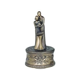 The Christening Bronze Music Box