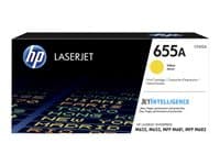 HP - 655A - yellow - original - LaserJet - toner cartridge (CF452A)