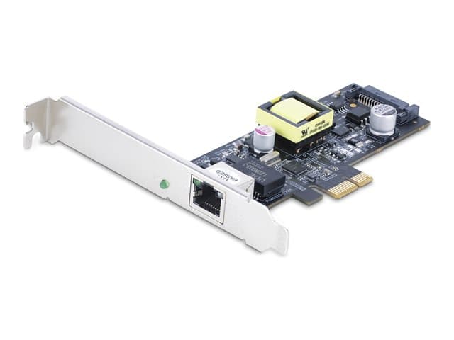 STARTECH.COM - Startech 1-Port 2.5Gbps NBASE-T PoE Network Card, Intel I225-V, 802.3af/at PoE+ Multi-Gigabit NIC, PCI Express Server LAN Card, SATA Powered Desktop Ethernet Interface - Supports Windows, Linux, VMware ESXI (PR12GIP-NETWORK-CARD)
