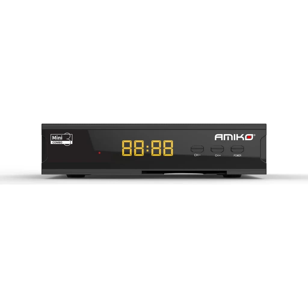 Amiko Mini Combo 3 TV Receiver - Black | AMIKOMC3