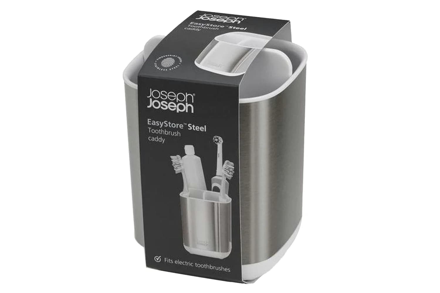 Joseph Joseph | Doubled Toothbrush Caddy | Stainless Steel