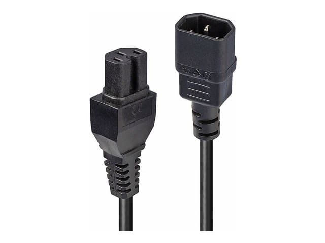 Lindy - Hot Condition Type - power extension cable - IEC 60320 C14 to IEC 60320 C15 - 2 m