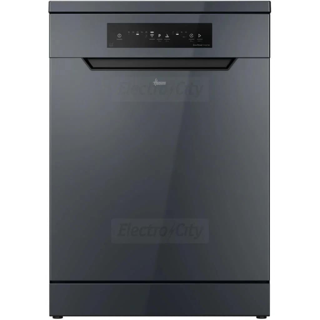 Hoover H-Dish 300 60cm 14 Place Freestanding Smart Dishwasher | Graphite