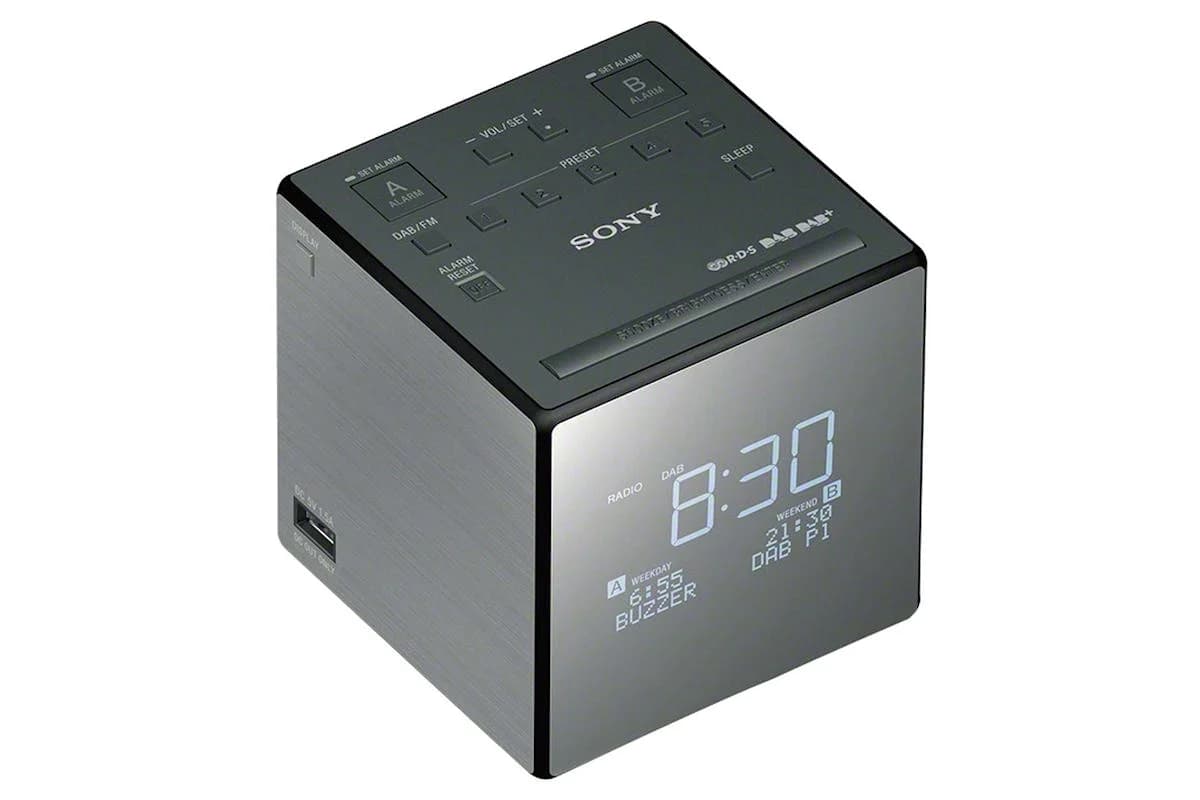 Sony XDR-C1DBP Portable DAB/DAB+ Clock Radio | Grey