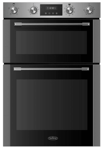 Belling Built In Double Oven Fan - Stainless Steel | BI904MFSTA
