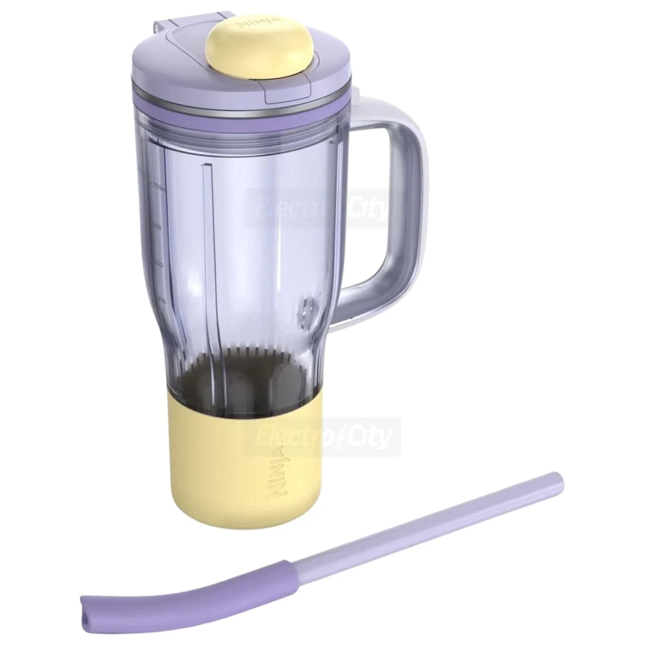 Ninja BlendBoss 710ml Travel Tumbler with Lid and Removable Straw | Lavender