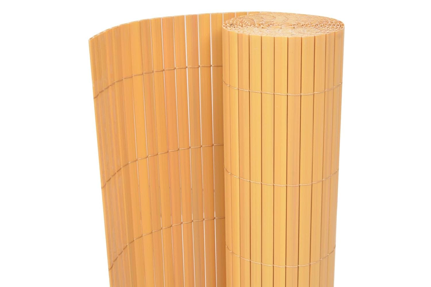 vidaXL Double-sided Garden Fence Pvc