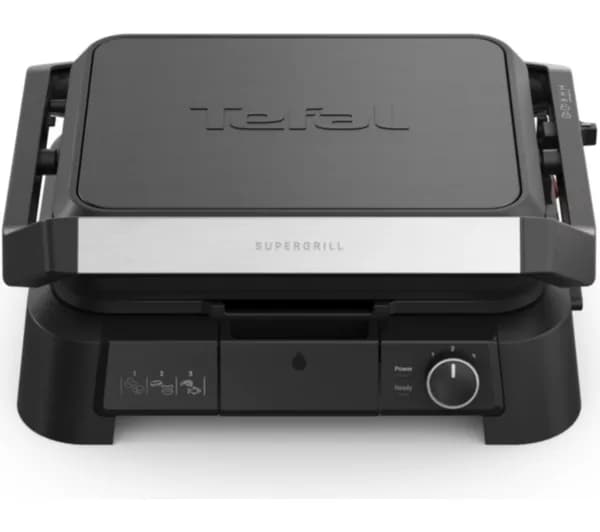 TEFAL SuperGrill 3-in-1 Tabletop Grill - Black