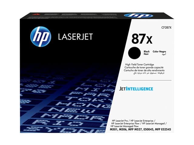 HP - 87X - High Yield - black - original - LaserJet - toner cartridge (CF287X)