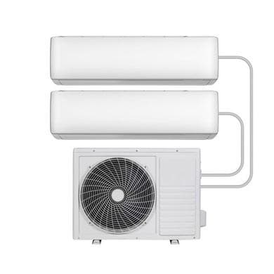 electriQ iQool Multi-Split 2 x 12000 BTU Smart Wall Mounted Air Conditioner with Wall Bracket and Full Installation Included