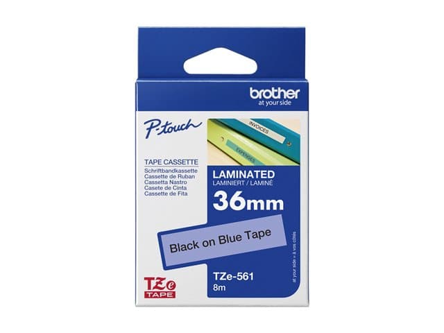 BRO 36MM GLOSS BLACK ON BLUE TAPE
