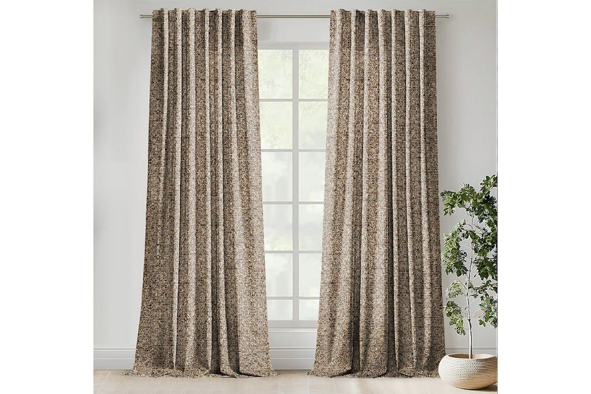 Caden Curtain | Mulberry/Green | 335 x 228 cm