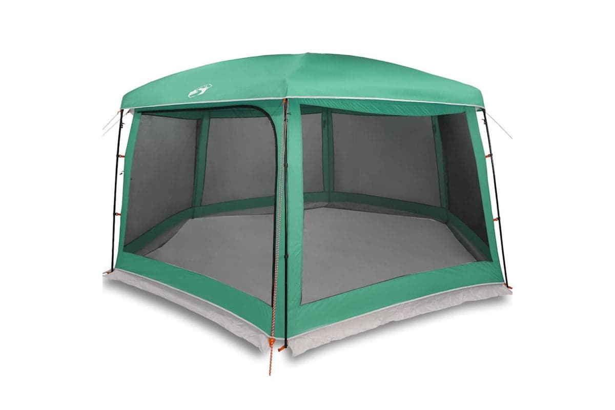 Vidaxl Pool Tent With Removable Fly & Mesh Walls Sea Green 670x590 Cm