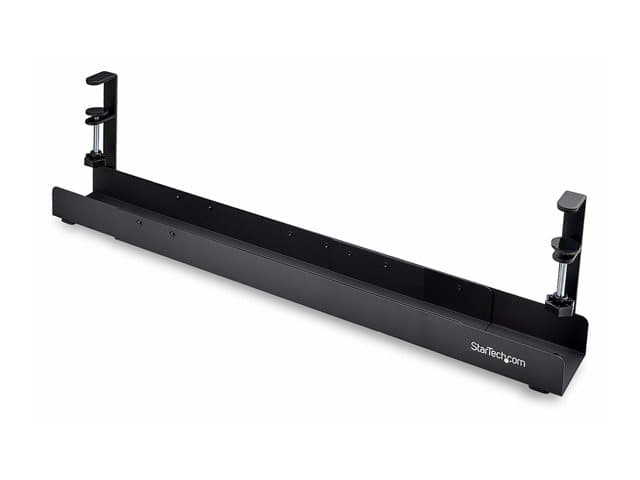 Startech Under Desk Cable Management Tray, Clamp-on Installation