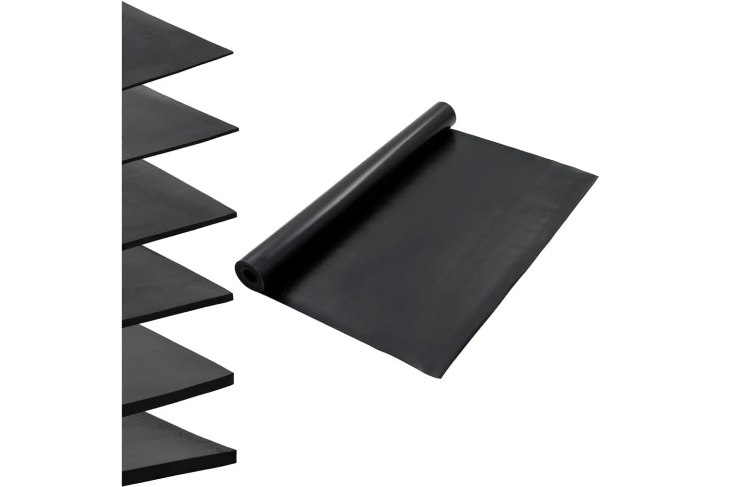 vidaXL 143958 Floor Mat Anti-slip Rubber 1.2x5 M 2mm Smooth