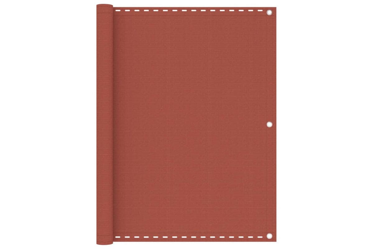 vidaXL 310955 Balcony Screen Terracotta 120x600cm Hdpe