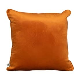Velvet Plain Cushion Copper