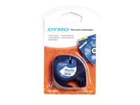 DYMO - LetraTAG - tape - 1 cassette(s) - Roll (1.2 cm x 4 m)
