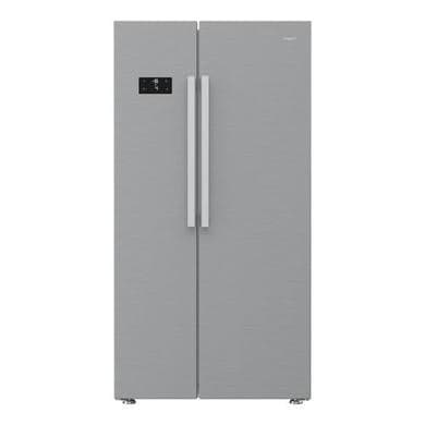 Hotpoint 593 Litre Side-By-Side American Fridge Freezer - Stainless Steel