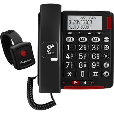 Amplicomms ATL1424102 BigTel 50 Alarm Plus | Black