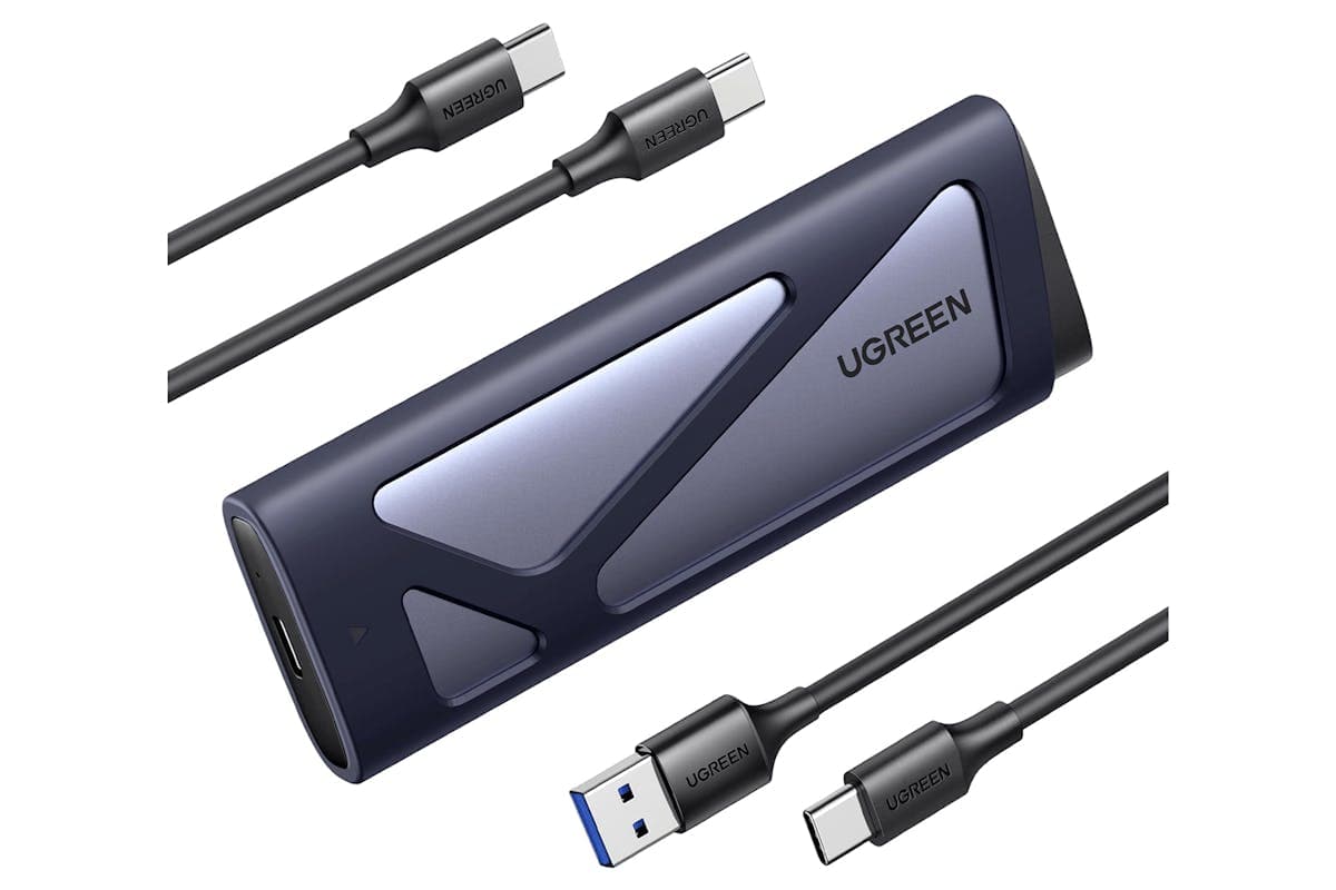 UGREEN USB 3.2 10Gbps M.2 NVMe / SATA Enclosure | Silver
