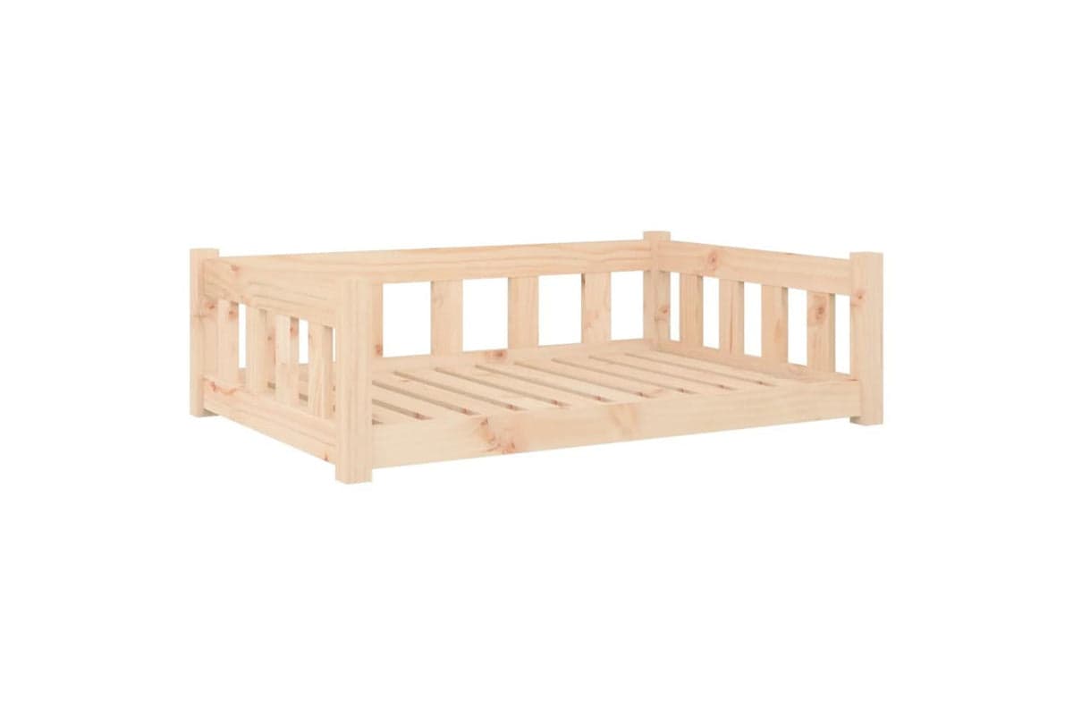 Dog Bed 955x655x28 Cm Solid Wood Pine