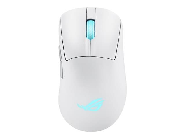 ASUSTEK - ASUS ROG Keris II Origin - mouse - 2.4 GHz, USB 2.0, Bluetooth 5.1 - moonlight white