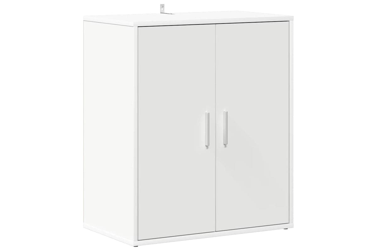 vidaXL 808918 Shoe Cabinet White 60x35x70cm Engineered Wood
