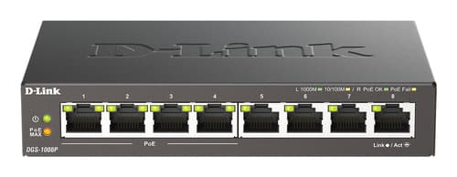 8-PORT GIGABIT POE UNMANAGED DESKTOP SWITCH