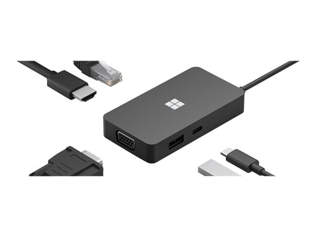 MICROSOFT - USB-C Travel Hub - Docking station - USB-C - VGA, HDMI - 1GbE - commercial