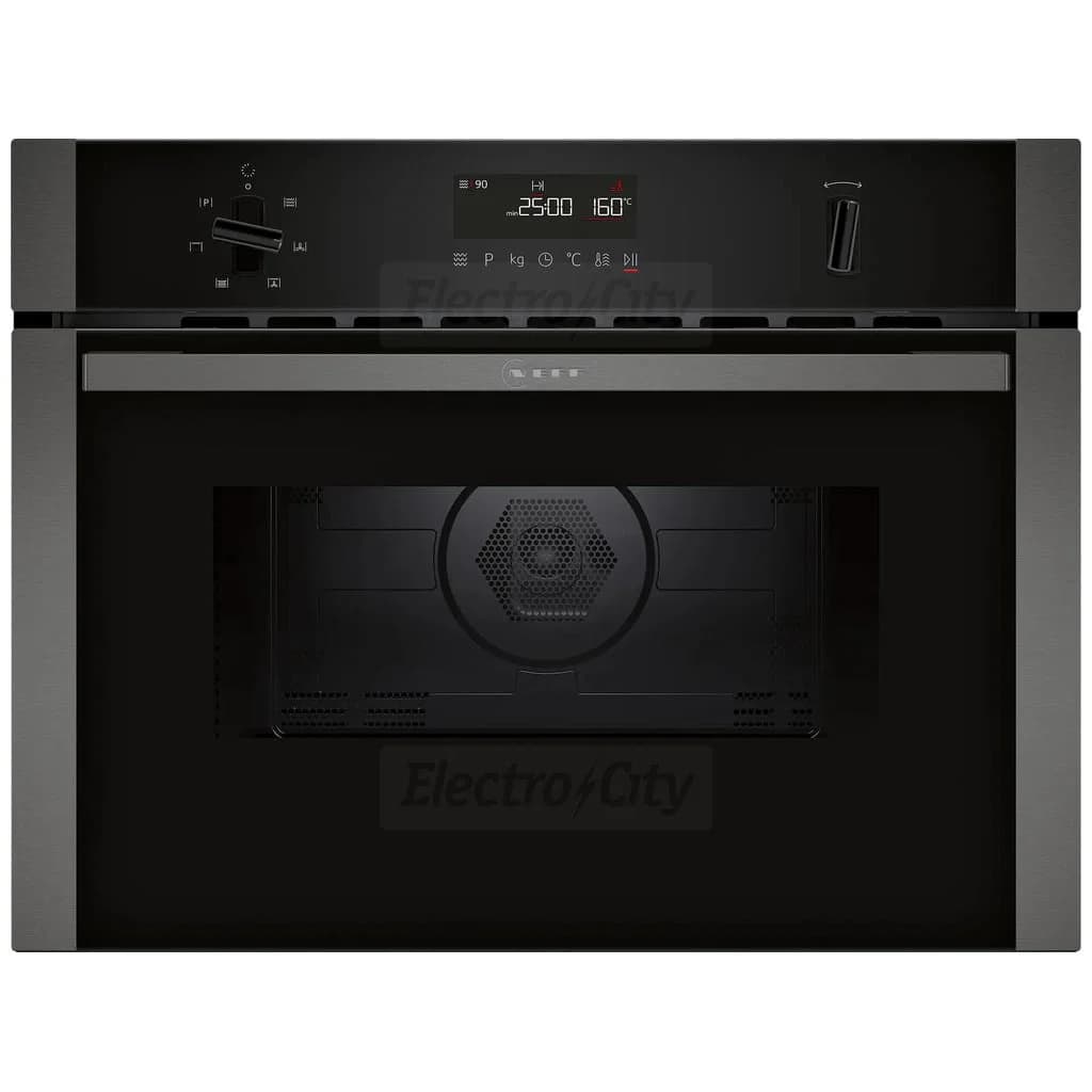 Neff N 50 900W Built-in Microwave with Hot Air | Graphite