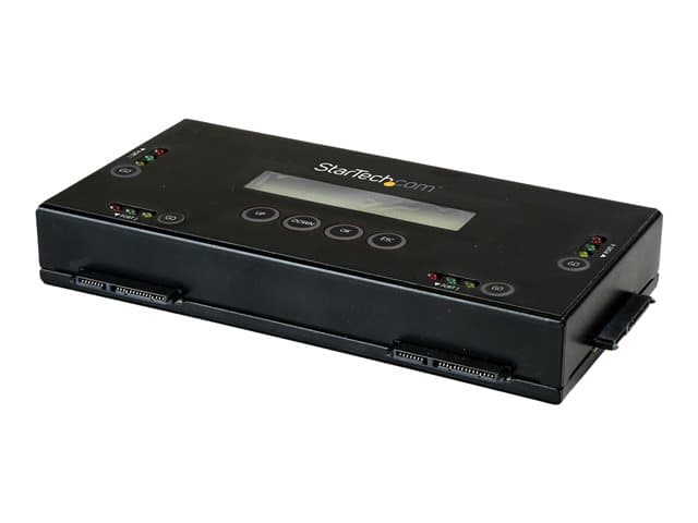STARTECH.COM - StarTech 4 Bay SSD/HDD Hard Drive Eraser, 2.5" & 3.5" SATA, Hostless Standalone Secure Erase External Disk Sanitizer, 9 Erase Modes, RS232 Printer Port, NIST/DOD & TAA Compliant - Built-in LCD Display (SATERASER4) - Hard drive eraser - 2.5" / 3.5" - SATA
