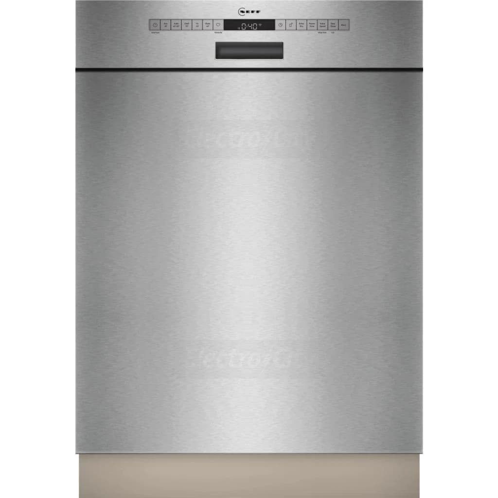 Neff N 50 60cm Semi-Integrated 14 Place Dishwasher | Brushed Steel