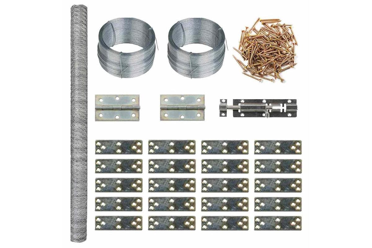 Vidaxl Chicken Cage 9x15x15 M Steel