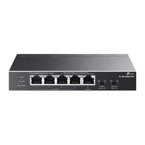 TP-LINK - TL-SG1005P-PD 5-PORT SWITCH