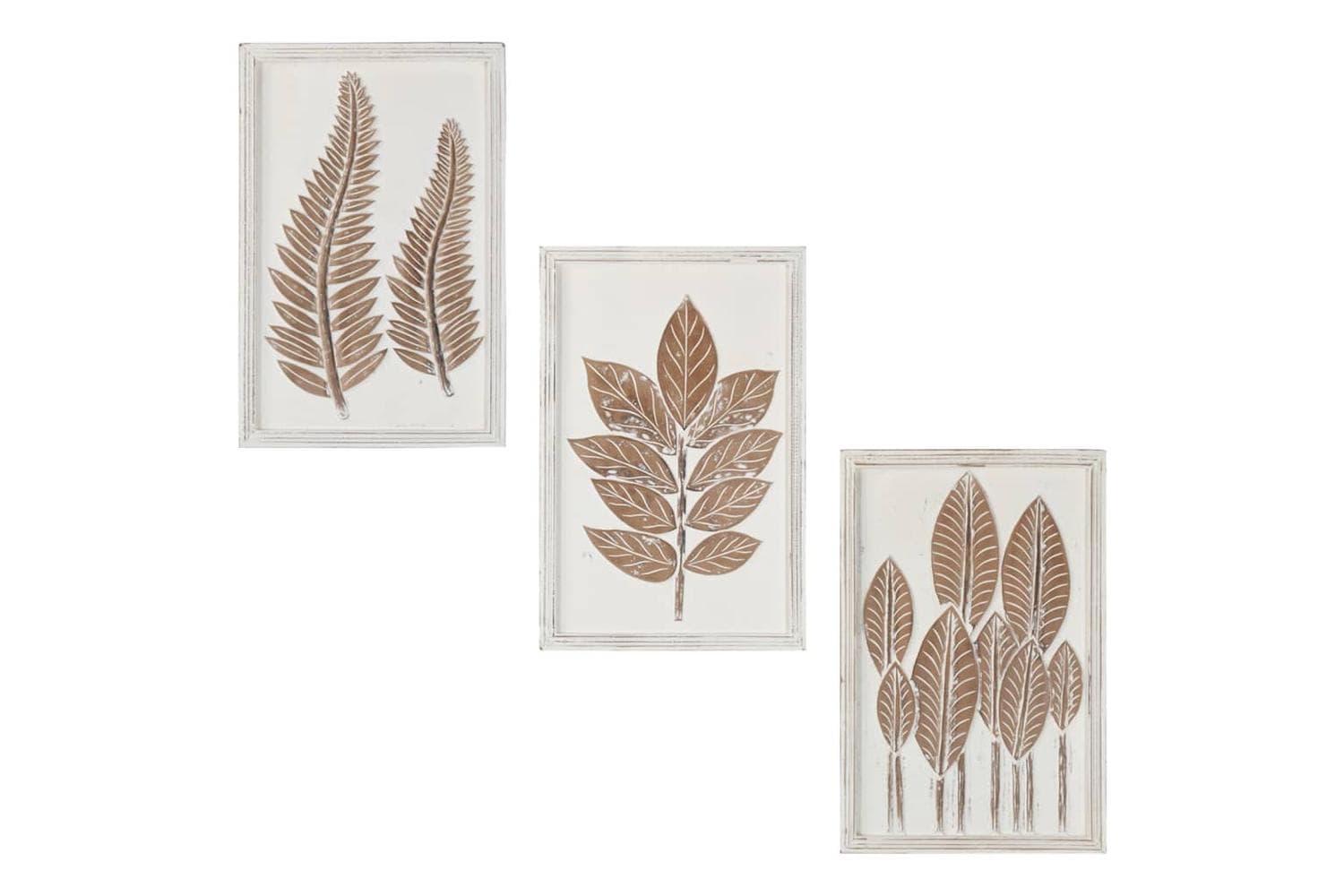 vidaXL 321660 Hand-carved Wall Panels 3 Pcs Mdf 40x60x1.5cm
