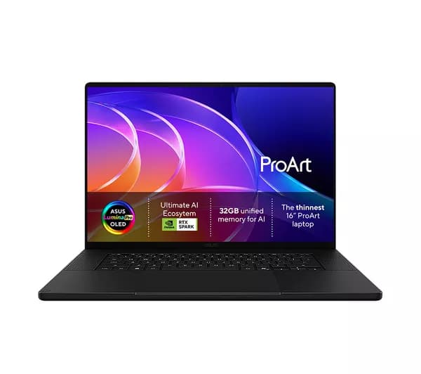 ASUS ProArt P16 OLED 16" Laptop - NVIDIA RTX Spark N1X, 32 GB RAM, 1 TB SSD, Nano Black