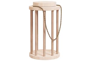 vidaXL 172421 Rabbit Hay Feeder ÃƒÂƒÃ‚Â˜15x25.5cm Solid Wood Fir