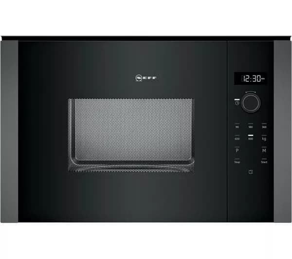 NEFF N50 HLAWD23G0B Built-in Solo Microwave - Graphite