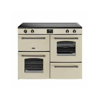 Belling Farmhouse 110cm Electric Induction Range Cooker - Cream