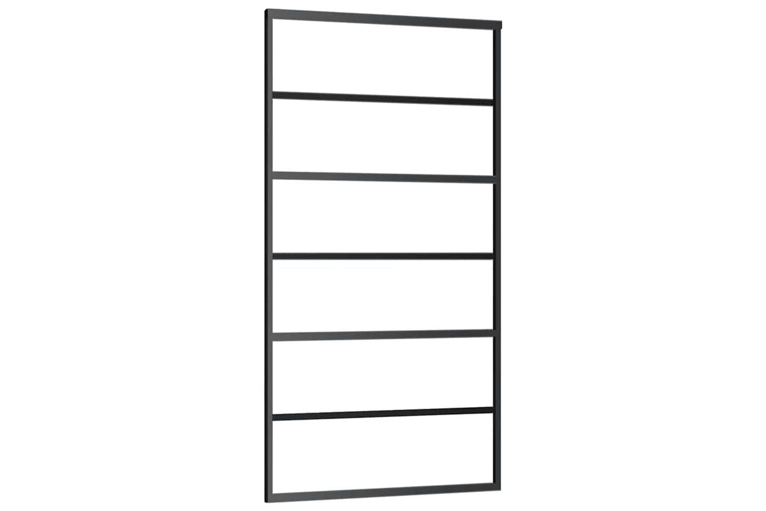 vidaXL 151016 Sliding Door Esg Glass And Aluminium 102x205cm Black