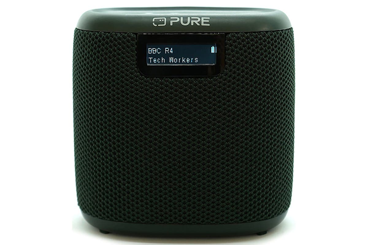 Pure Woodland Mini Bluetooth Speaker with Radio | Green