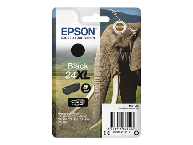 EPSON - 24XL - XL - black - original - ink cartridge