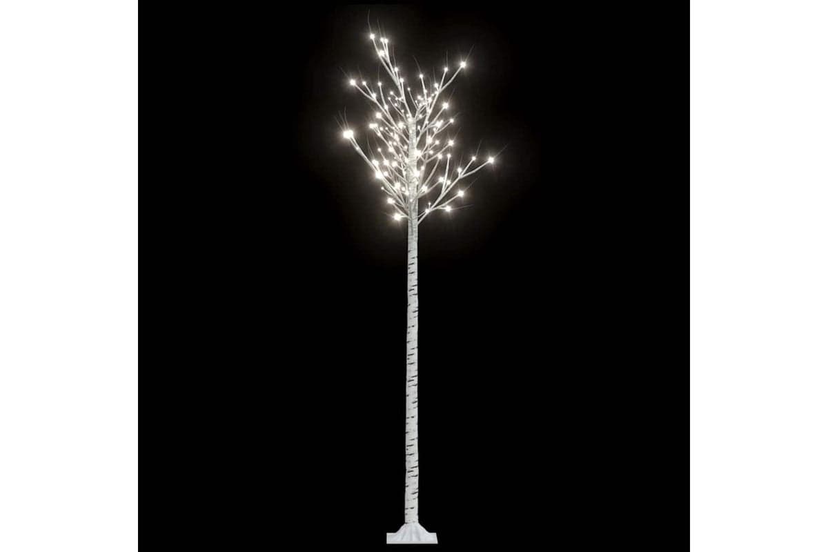 Vidaxl Christmas Tree 220 Leds 22 M Cold White Willow Indoor Outdoor