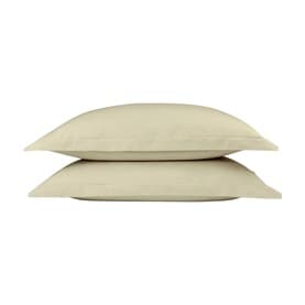 200 Thread Count Oxford Pillowcase Pair Hazelnut