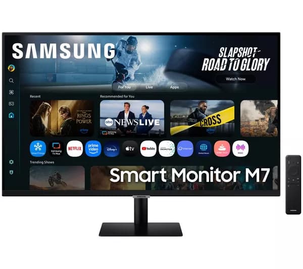 SAMSUNG M7 32" 4K Smart Monitor with Speakers & Remote - LS32FM702UUXXU