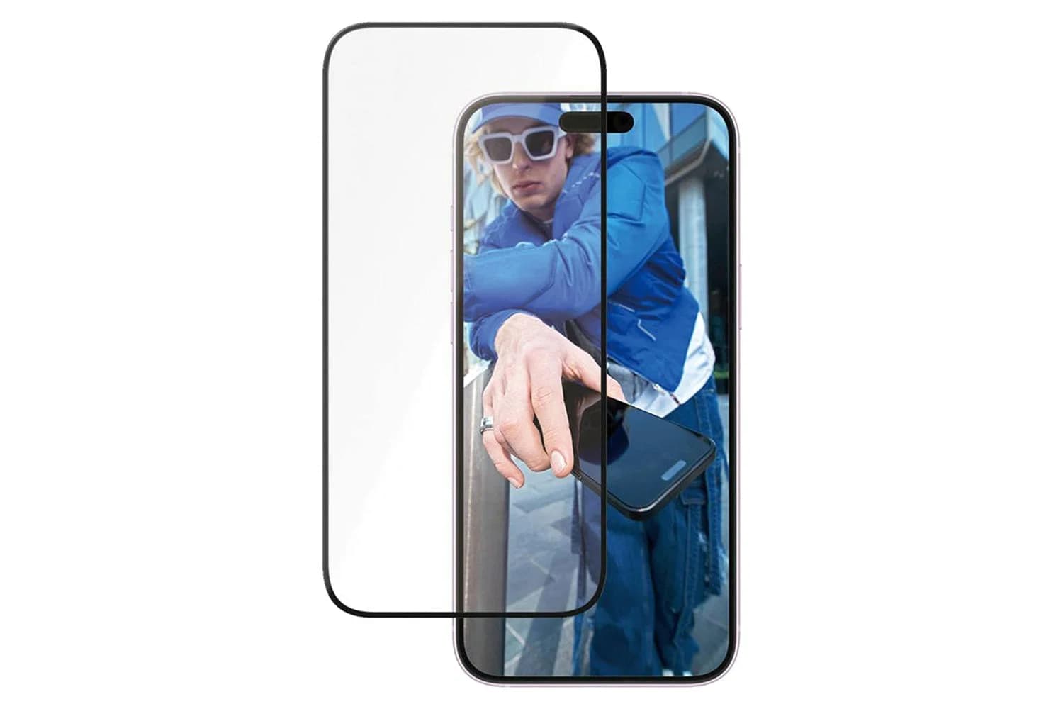 PanzerGlass iPhone 16 Plus & 15 Plus Ultra-Wide Fit Ceramic Screen Protector