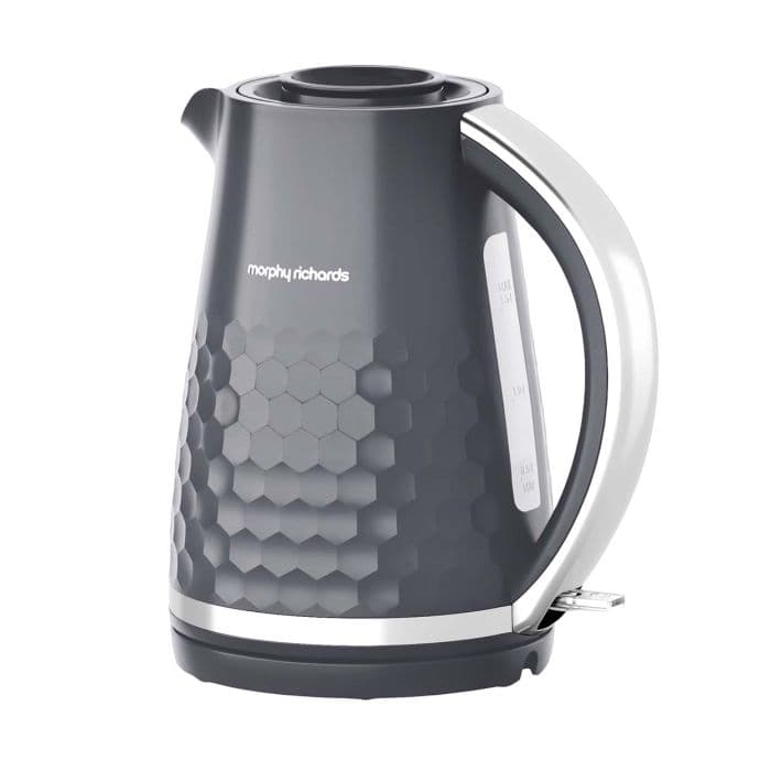 Morphy Richards 108273, Hive Pattered Jug Kettle, Grey