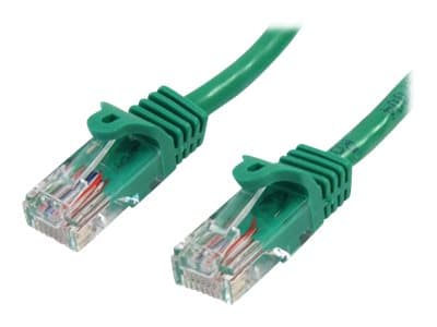 STARTECH.COM - Startech 1m Green Cat5e / Cat 5 Snagless Patch Cable - patch cable - 1 m - green